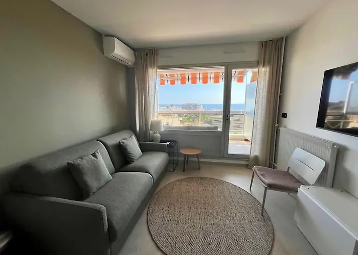 Апартаменты De Charme, 2p, Terrasse, Vue Mer, Clim, Garage